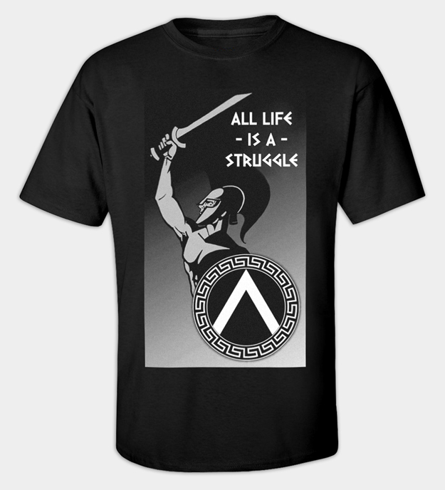 Spartanerkriger t-shirt