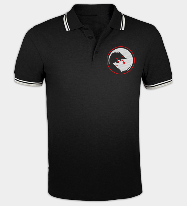 Odins ulve broderet poloshirt