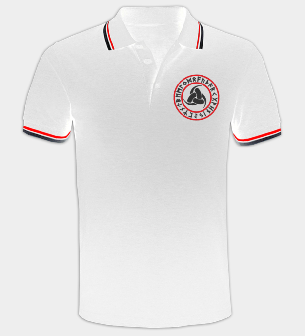 Odins horn broderet poloshirt