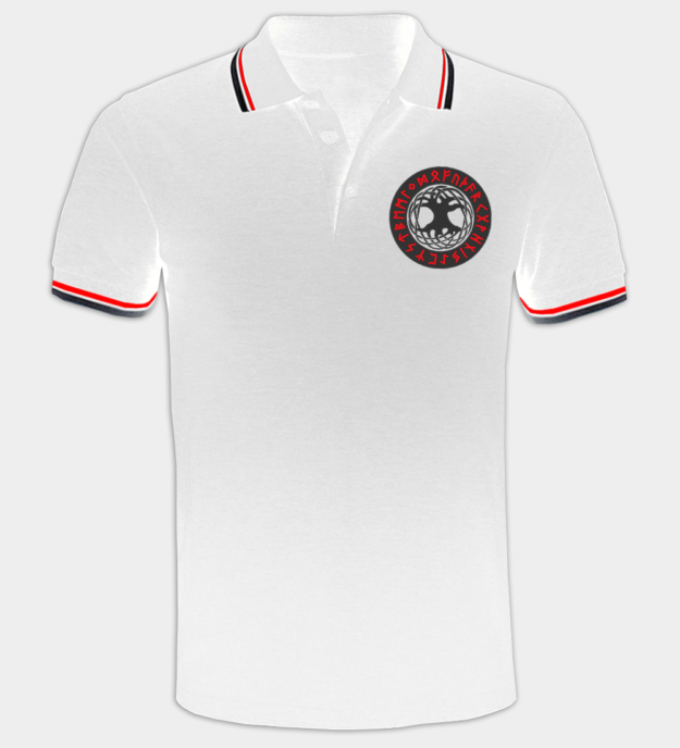 Yggdrasil broderet poloshirt