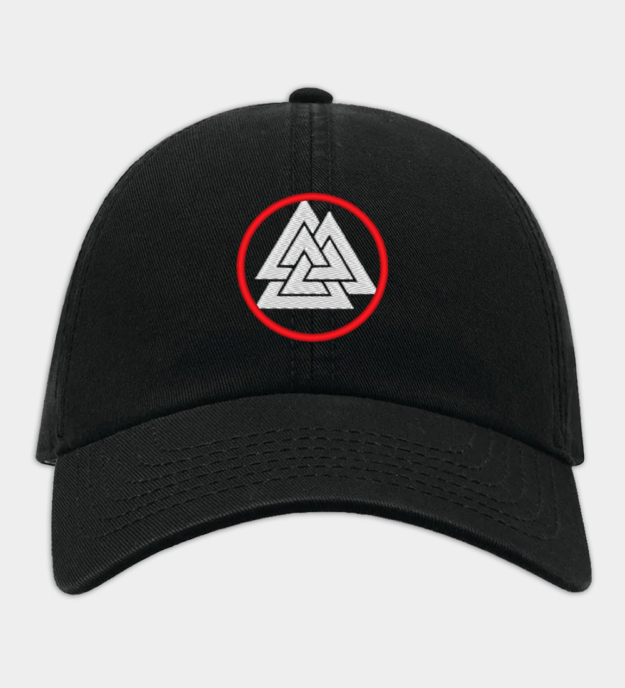 Valknut broderet kasket