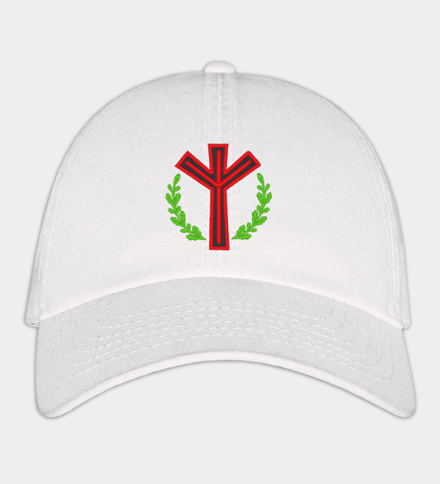 Algiz rune broderet kasket