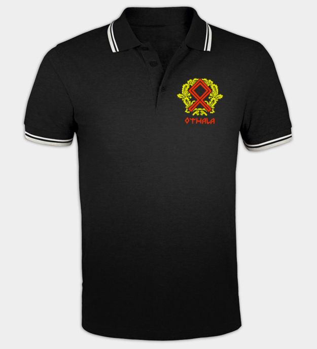 Othala rune broderet poloshirt