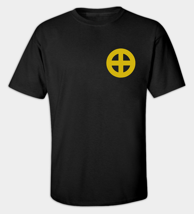 Solkors broderet t-shirt